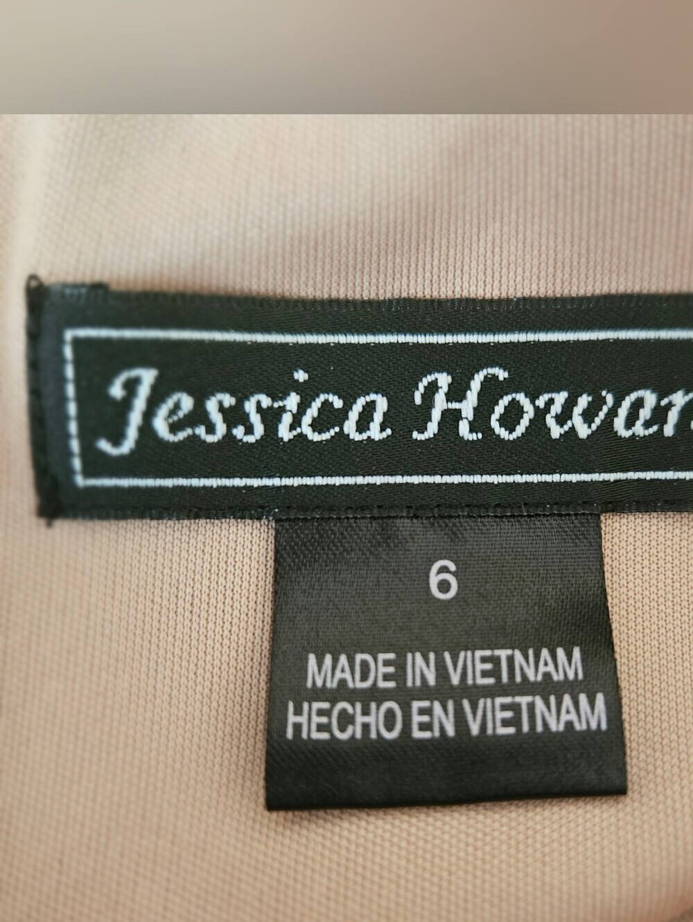 Jessica Howard Black Lace Overlay Dress, Size 6, Like New, Formal/Cocktail - Picture 14 of 16